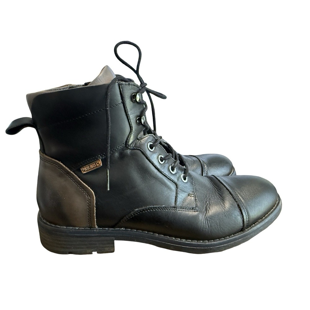 Pikolinos York M2M Black Leather Ankle Boot Men size 43 US 9.5-10
